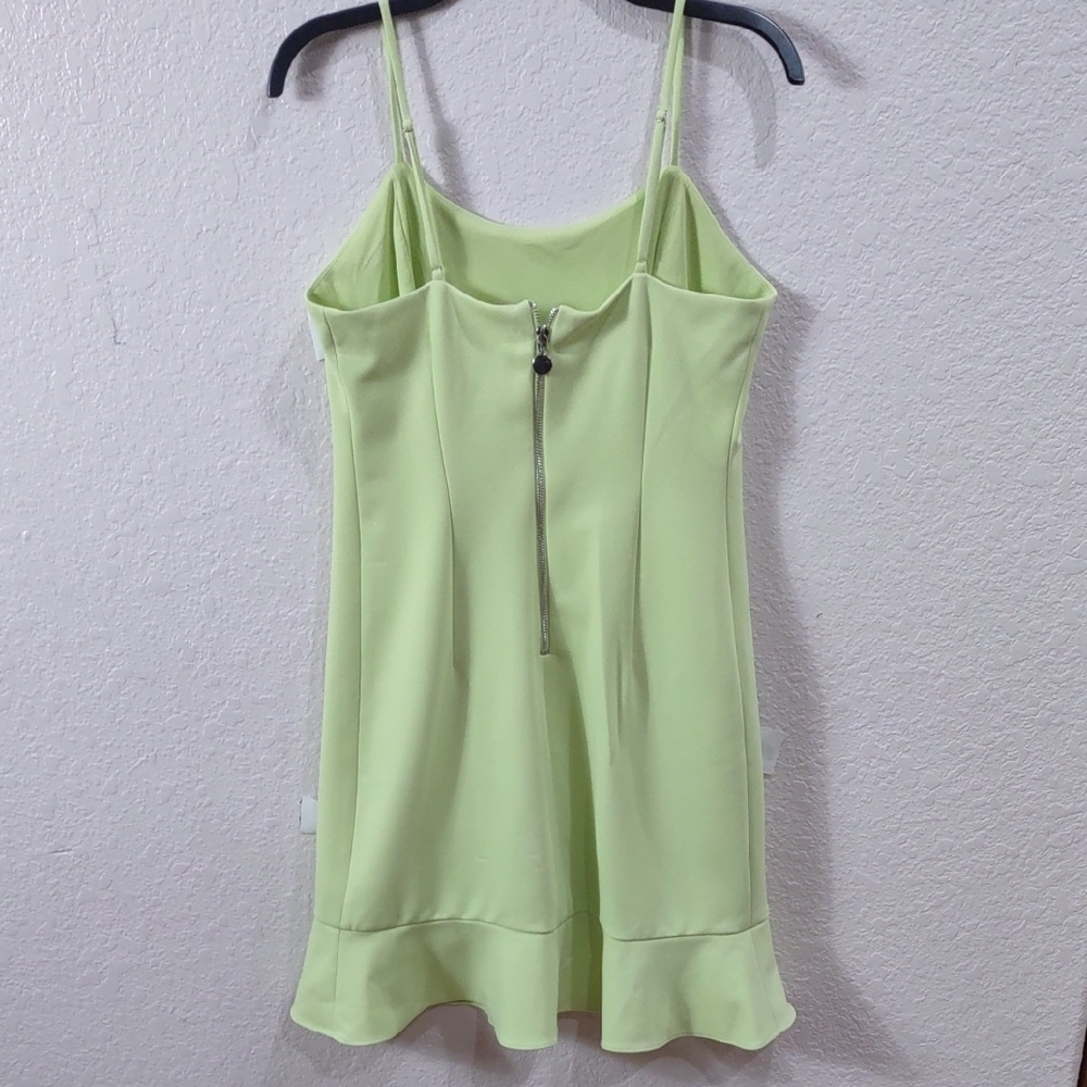 SAGE COLECTIVE Lemon Grass Spaghetti Strap Dress - Picture 8 of 17